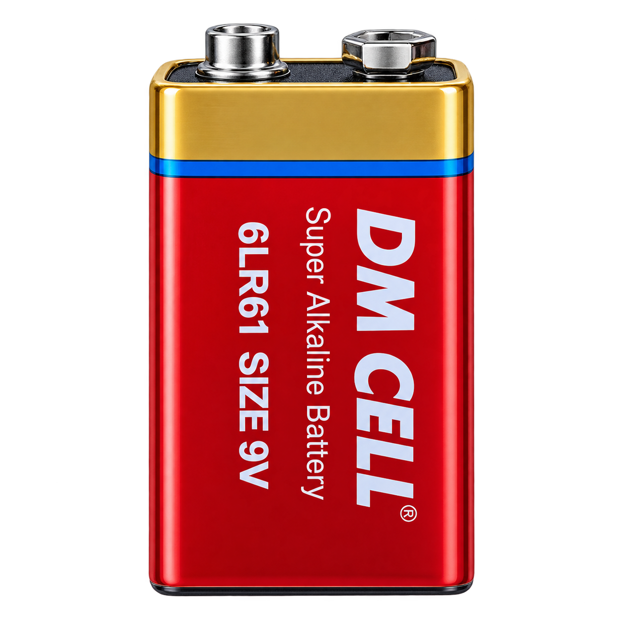 باتری کتابی آلکالاین 9 ولت DM CELL