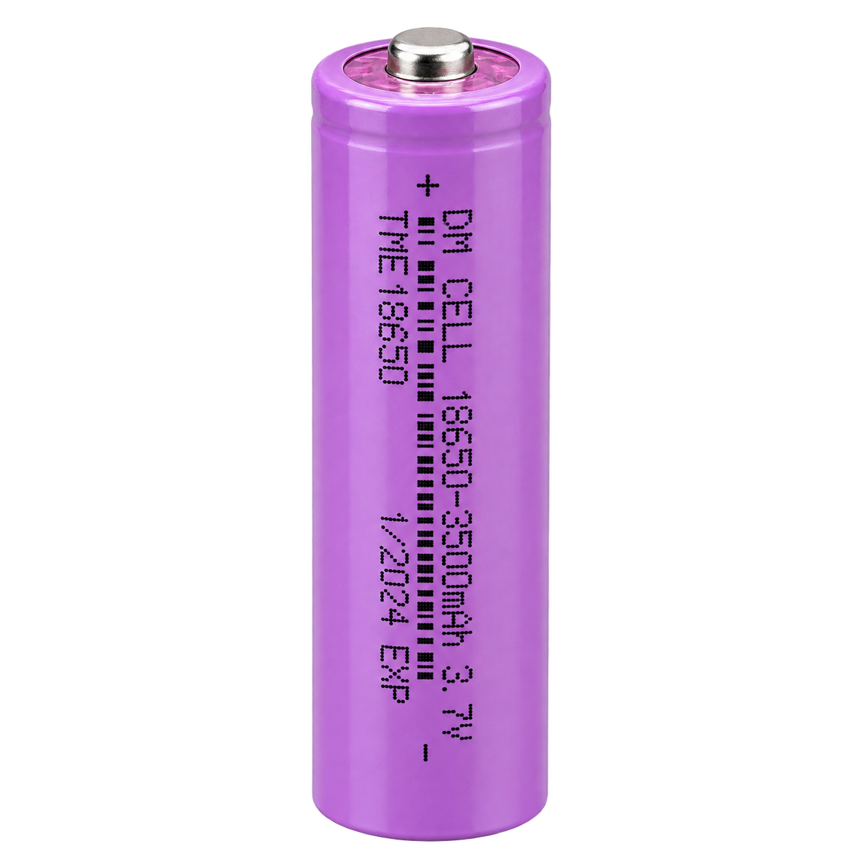 باتری لیتیوم یون 18650 نوک دار DM CELL مدل TME18650 ظرفیت 3500mAh