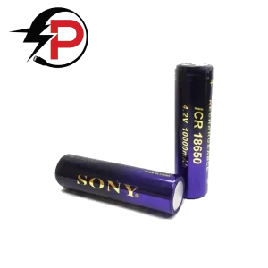 باتری سونی 18650 لیتیوم آیون 3.7 ولت 10000 میلی آمپر sony تکی