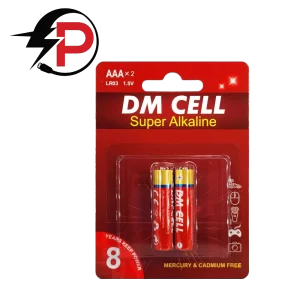 باتری نیم قلمی آلکالاین 1.5 ولت DM CELL