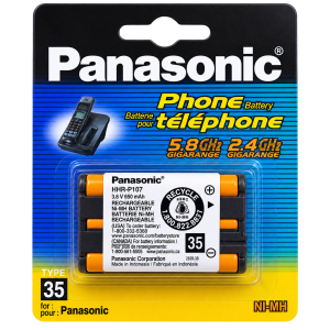 باتری تلفن بی سیم پاناسونیک Panasonic مدل HHR-P107 Type 35