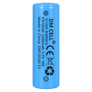 باتری لیتیوم یون DM CELL مدل ICR18500 ظرفیت 2200 میلی آمپر 3.7 ولت 10C