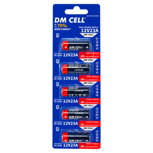 باتری ریموتی DM CELL مدل A23 12V بسته 5 عددی