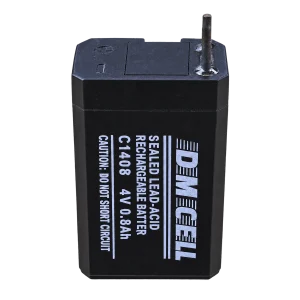 باتری سیلد اسید 4 ولت 0.8 آمپر ساعت DM CELL مدل C1408