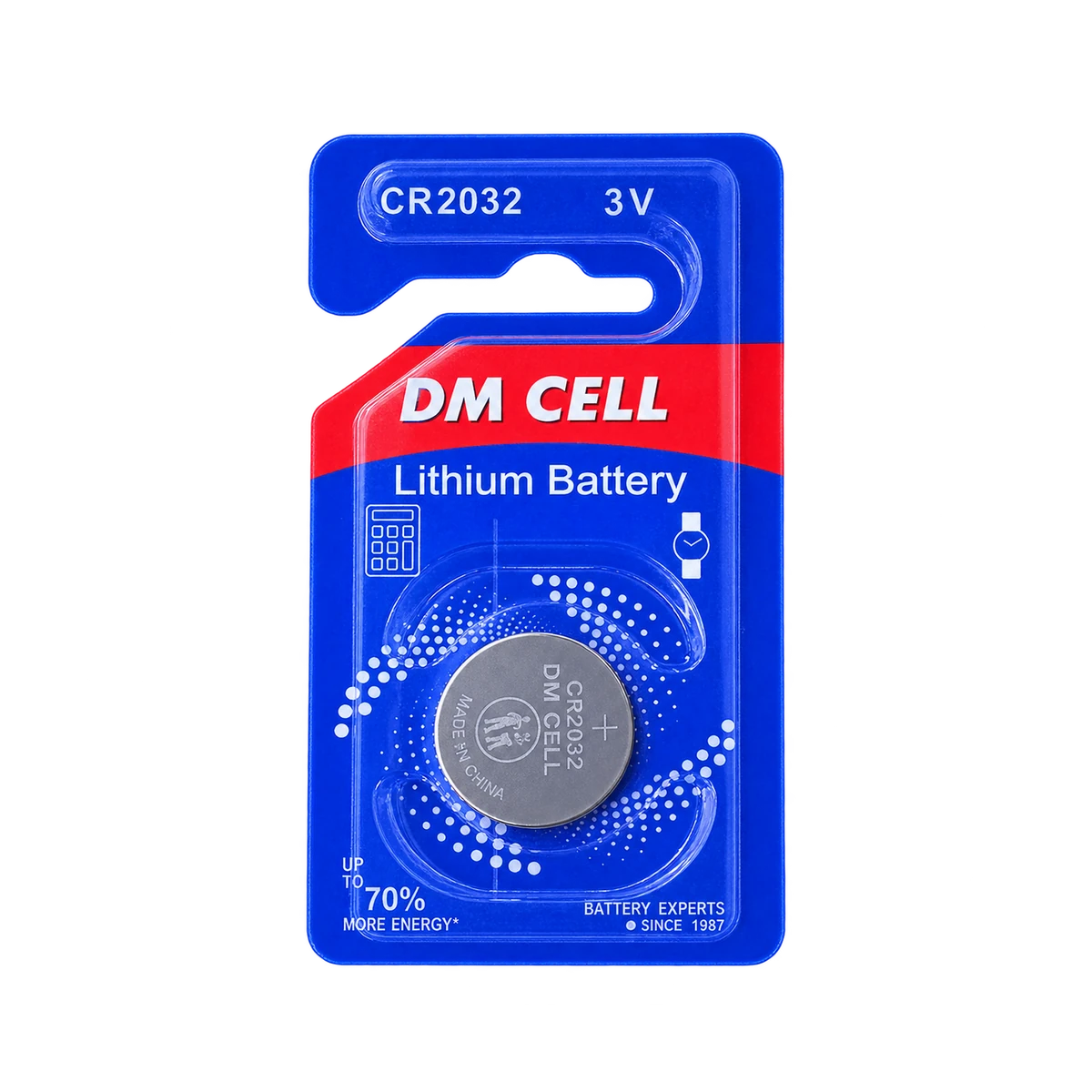 باتری سکه ای لیتیومی 3 ولت DM CELL مدل CR2032