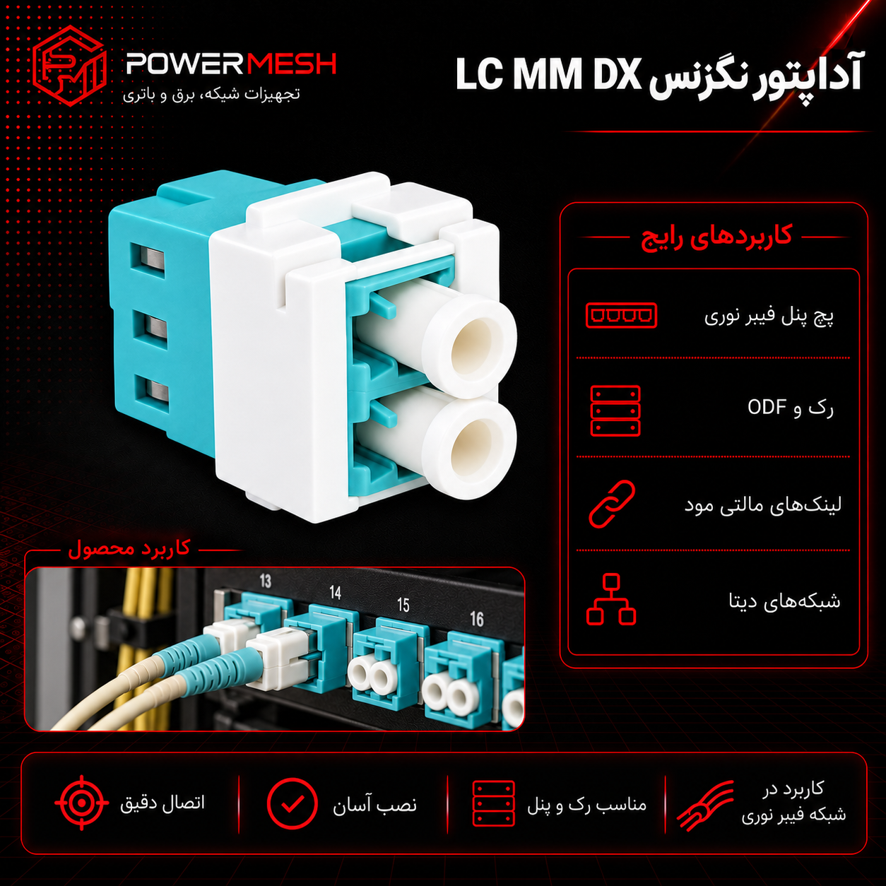 آداپتور نگزنس LC MM DX