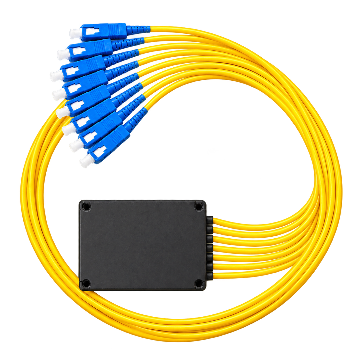 اسپلیتر کاستی فیبر نوری SC UPC نسبت 1×8