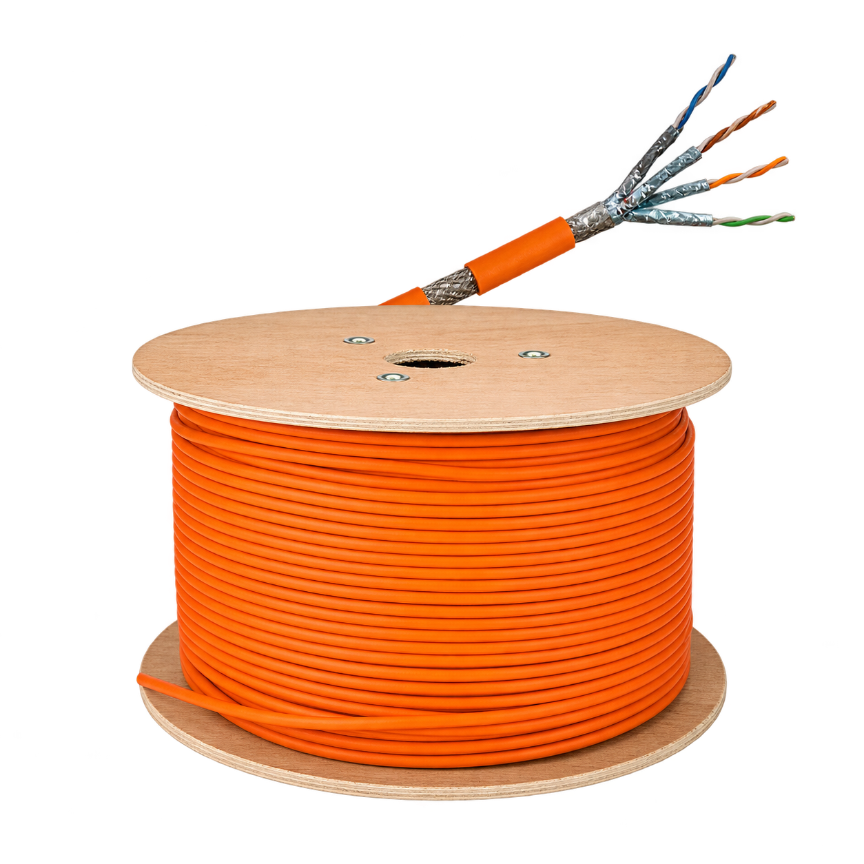 کابل شبکه Cat7 نگزنس حلقه 500 متری (Nexans)